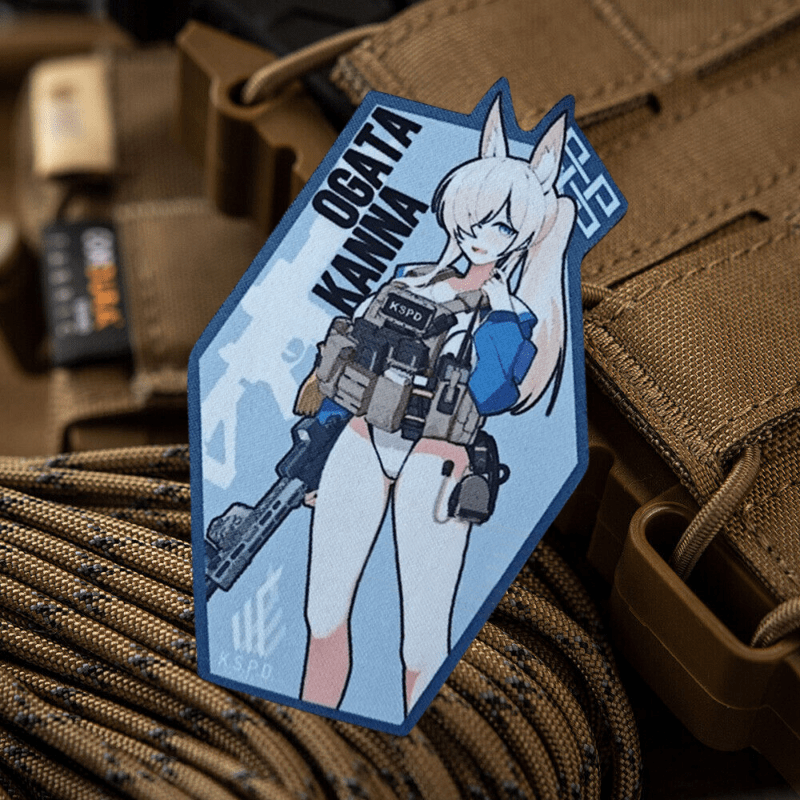 Rucksack Military Style - Blue Archive Kona Tactical Patch Gun