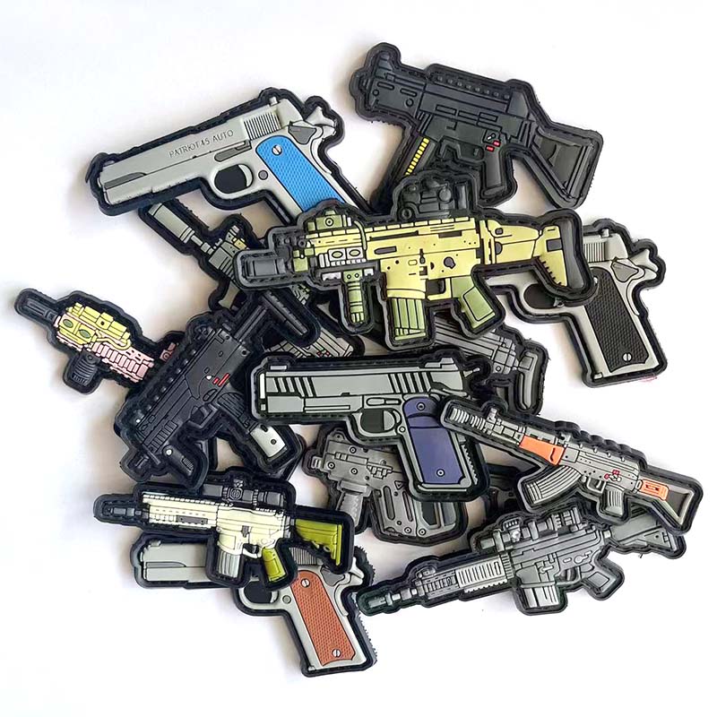 Urban Backpack Tactical - 3D PVC Rubber Morale Patches Mini