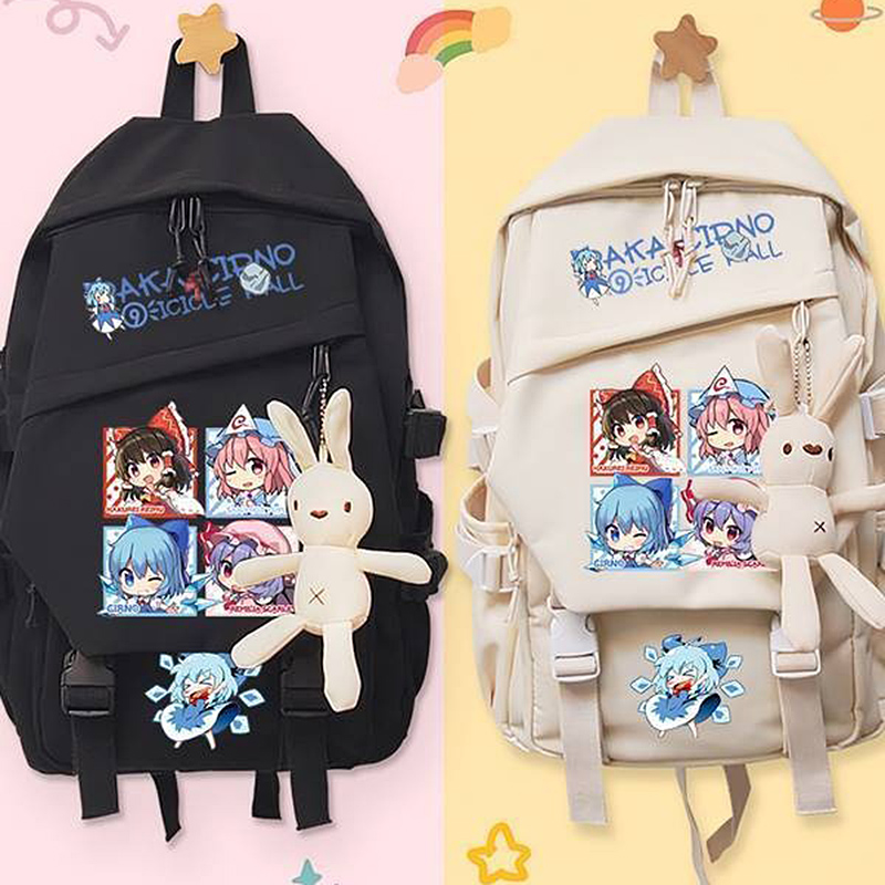 44×31×13cm Black Khaki,Touhou  - School Backpack Teen 评论和价格