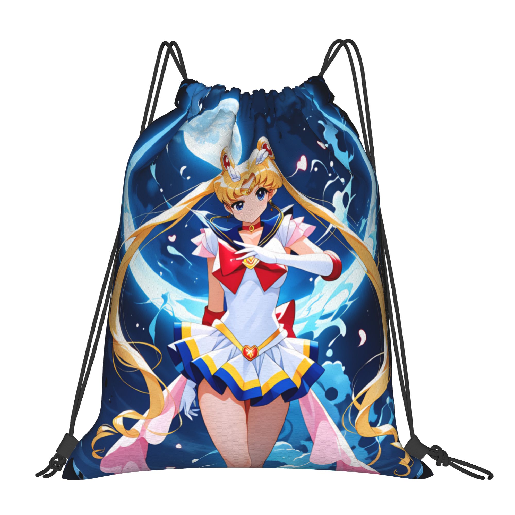 Custom S-Sailors Moons Drawstr - Drawstring Gym Bag 评论和价格