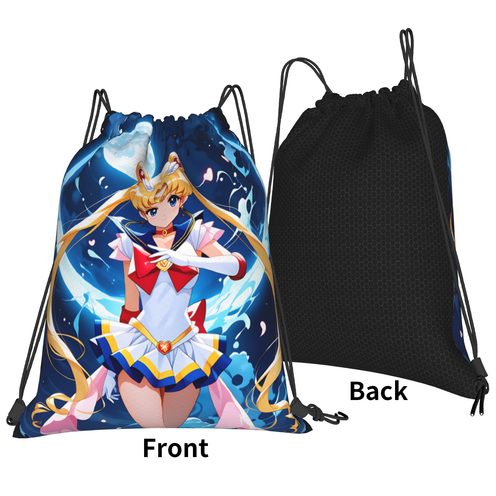 Custom S-Sailors Moons Drawstr - Drawstring Gym Bag 评论和价格