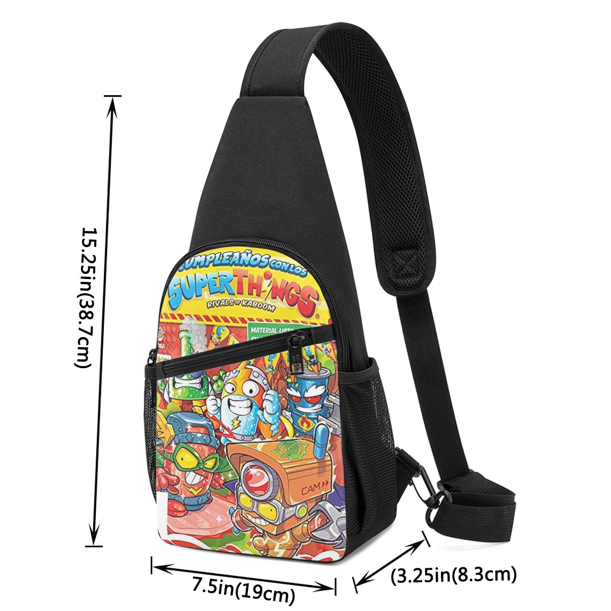 Super Zings Superthings Cartoo - Sling Backpack Shoulder 评论和价格