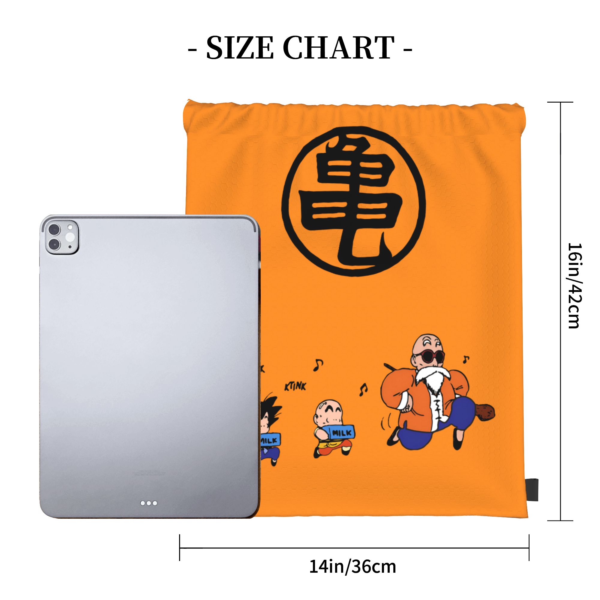 D-Dragon B-Ball Masters Roshis - Drawstring Gym Bag 评论和价格