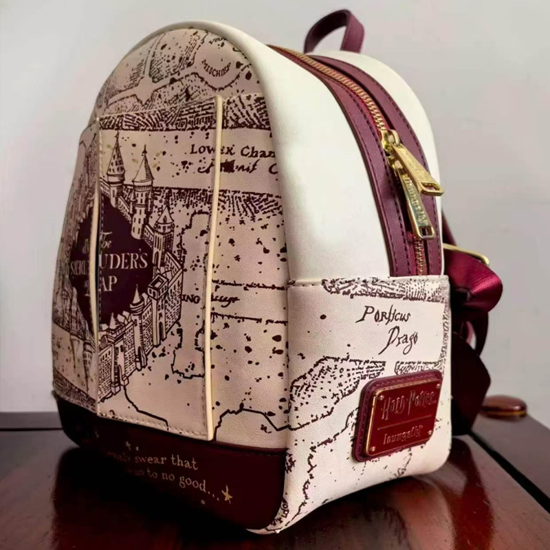 Harry Potter Map Printed Cospl - Mini Backpack Purse 评论和价格