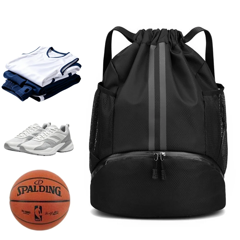 Drawstring Sports Backpack,Lig - Drawstring Gym Bag 评论和价格