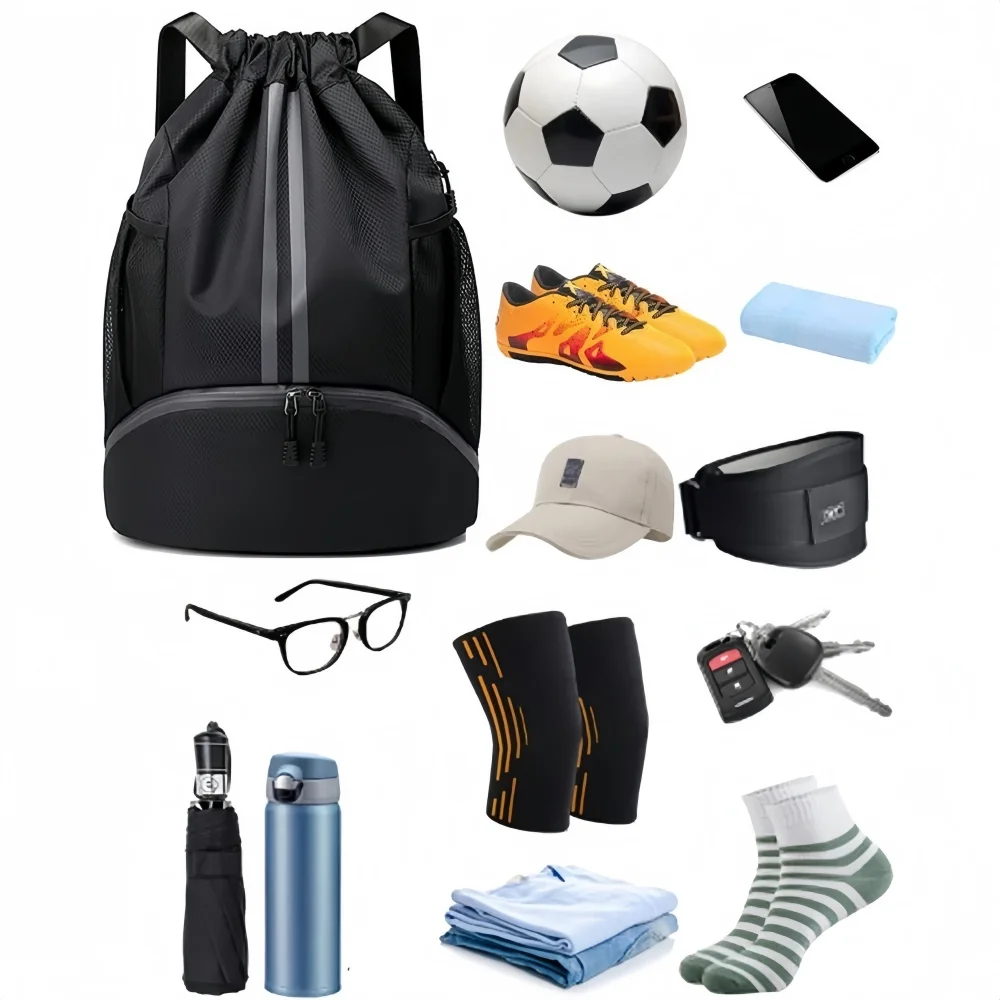 Drawstring Sports Backpack,Lig - Drawstring Gym Bag 评论和价格