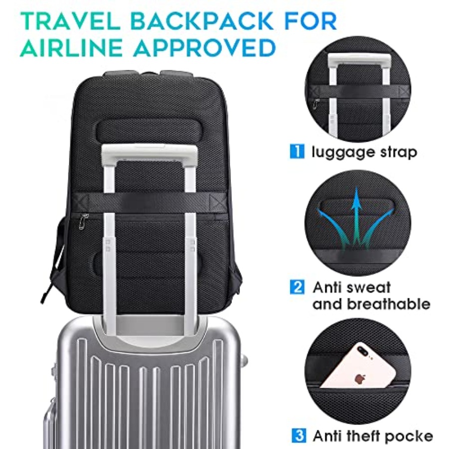 Business Smart Backpack Waterp - Laptop Backpack 15.6 评论和价格