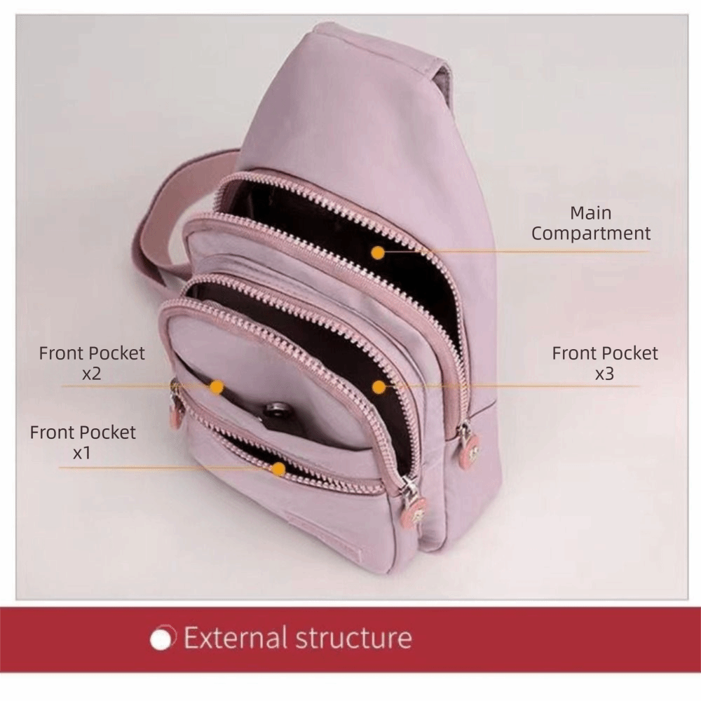 Nylon Women's Chest Bags Water - Sling Backpack Shoulder 评论和价格