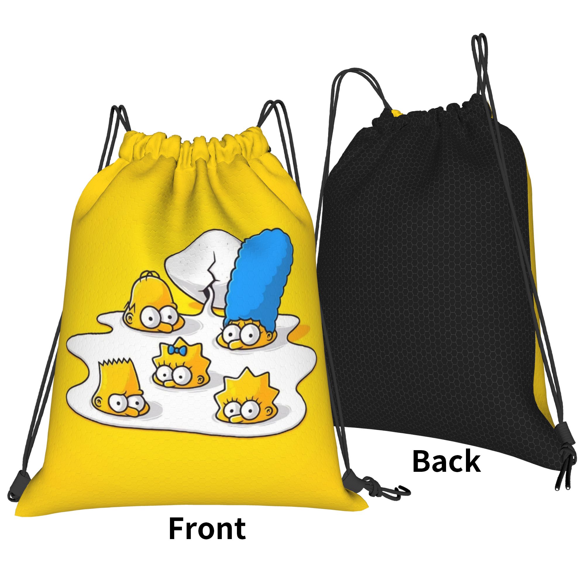 Simpsonsed Cartoon  Drawstring - Drawstring Gym Bag 评论和价格