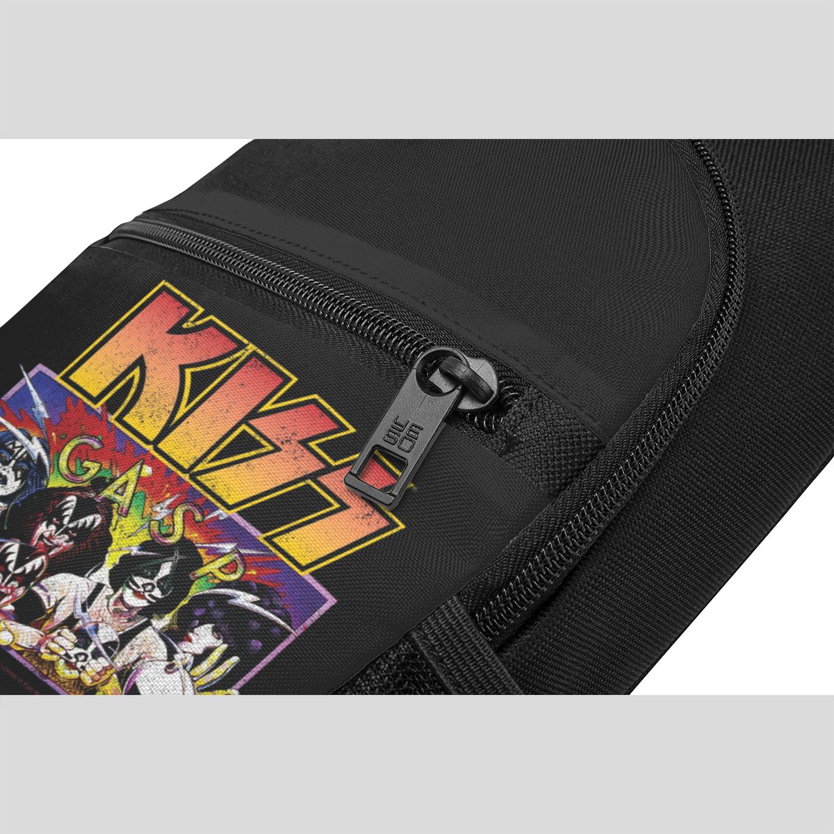 Rock Roll Band Kiss Cat Chest  - Sling Backpack Shoulder 评论和价格