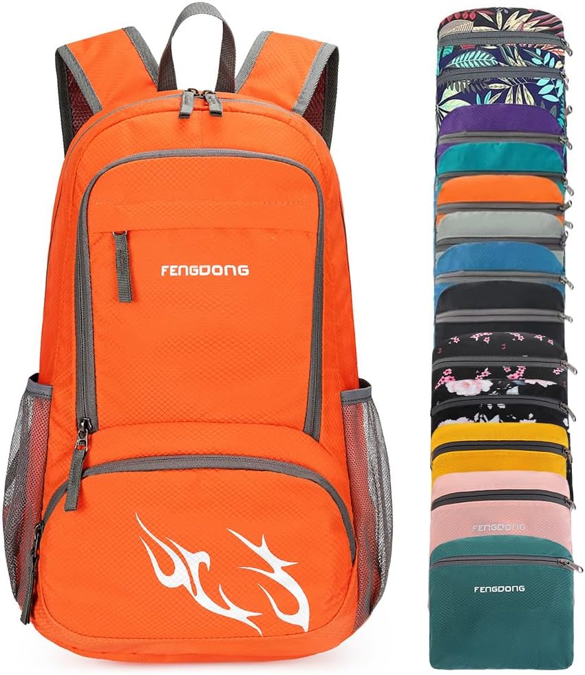 FENGDONG 35L Lightweight Folda - Foldable Backpack Small 评论和价格