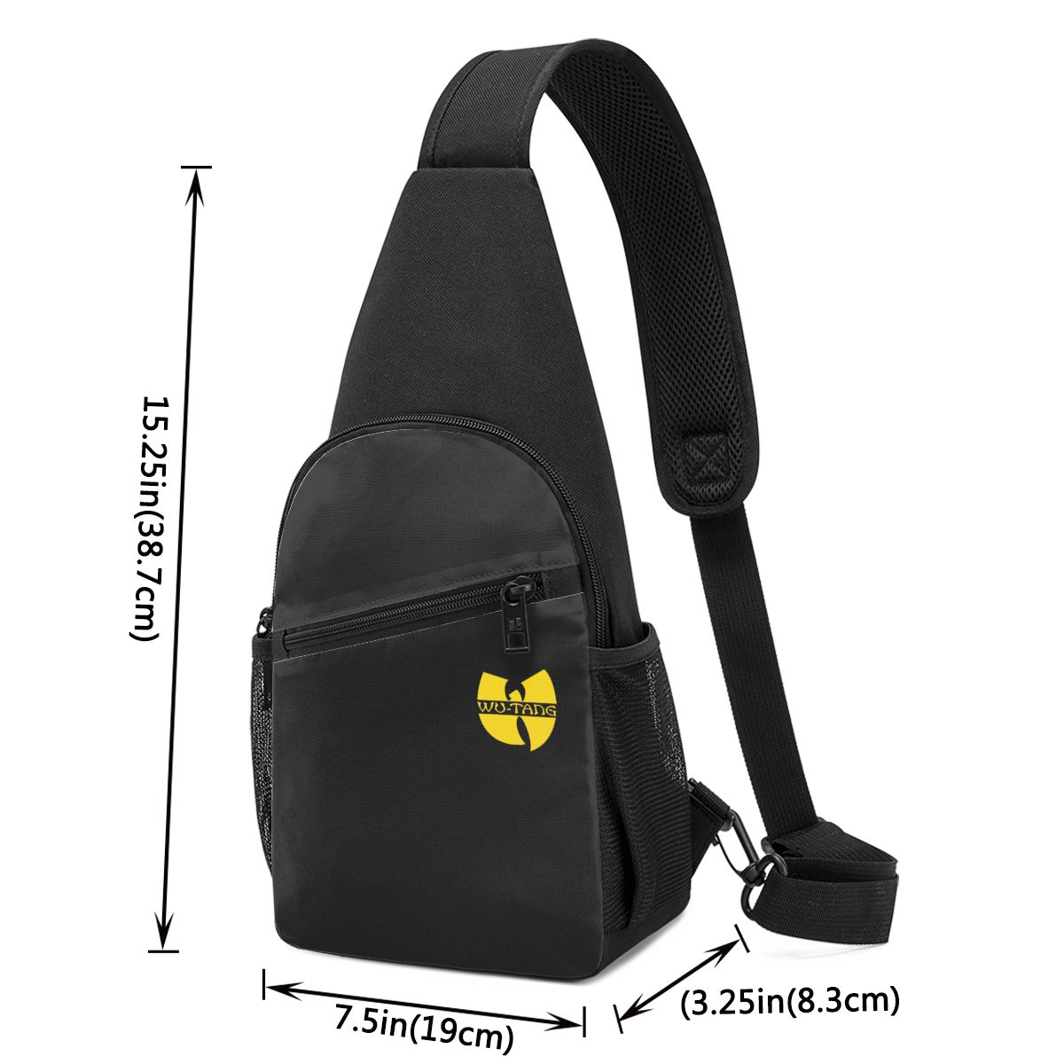 Wu Tang Clan Print Chest Bag M - Sling Backpack Shoulder 评论和价格