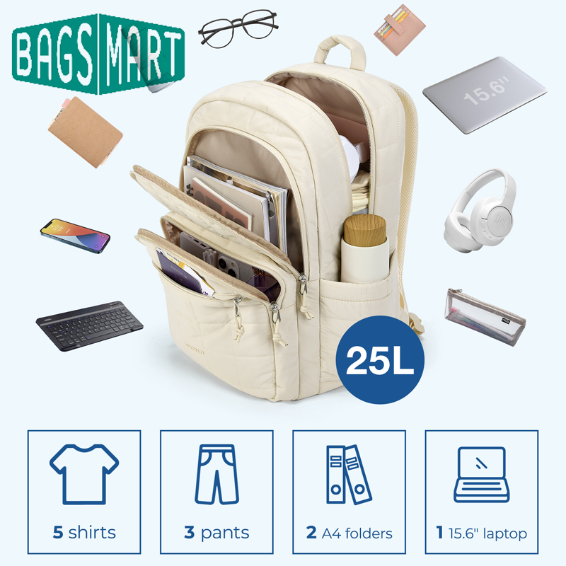 BAGSMART Laptop Bags College C - Laptop Backpack 15.6 评论和价格